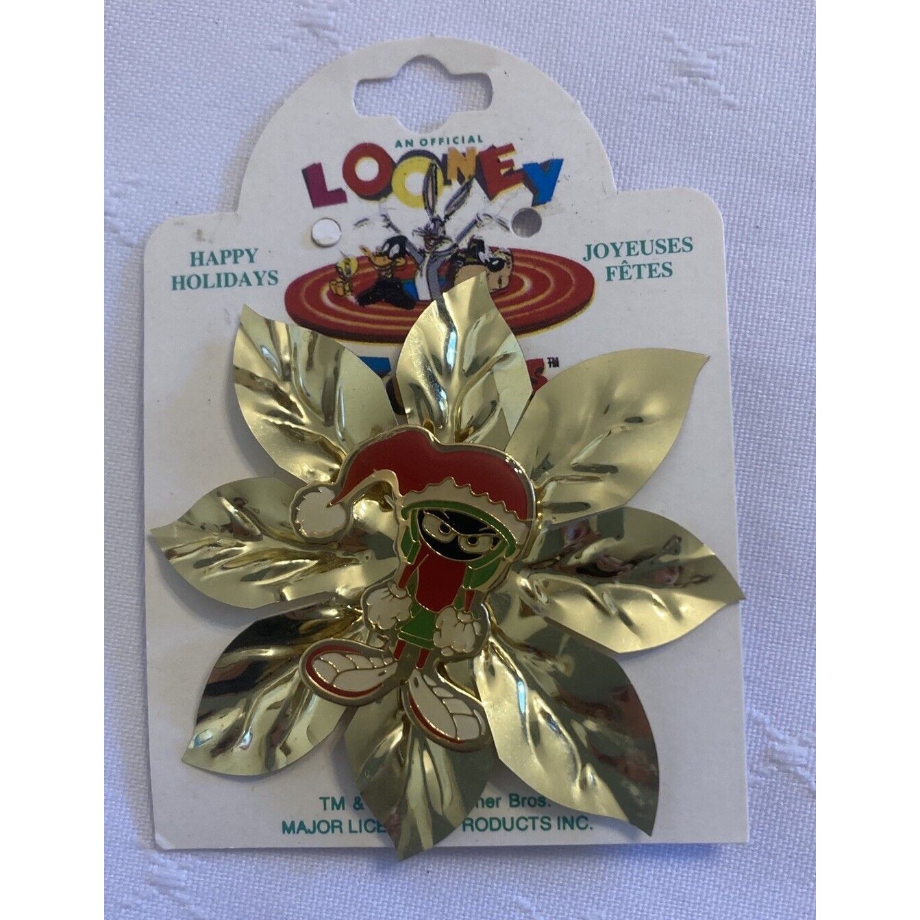 Marvin The Martian Holiday Pin Christmas Looney Tunes Warner Bros 1996